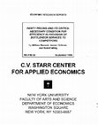 Research paper thumbnail of Parity Pricing and Its Critics: Necessary Condition for Efficiency in Provision of Bottleneck Services to Competitors