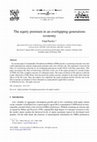 Research paper thumbnail of The equity premium in an overlapping-generations economy