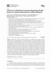 Research paper thumbnail of A Review of Published Literature Regarding Health Issues of Coastal Communities in Sabah, Malaysia