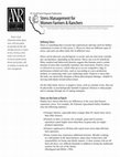 Research paper thumbnail of Stress Management for Women Farmers & Ranchers