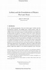 Research paper thumbnail of Leibniz and the Foundations of Physics: The Later Years