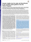 Research paper thumbnail of Genomic insights into the origin and diversification of late maritime hunter-gatherers from the Chilean Patagonia