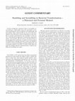 Research paper thumbnail of GUEST COMMENTARY Rambling and Scrambling in Bacterial Transformation— a Historical and Personal Memoir