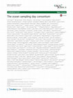 Research paper thumbnail of The ocean sampling day consortium