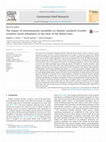 Research paper thumbnail of The impact of environmental variability on Atlantic mackerel Scomber scombrus larval abundance to the west of the British Isles