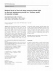 Research paper thumbnail of Reduced levels of survival motor neuron protein leads to aberrant motoneuron growth in a Xenopus model of muscular atrophy