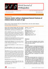 Research paper thumbnail of Titanium elastic nailing in diaphyseal femoral fractures of children below six years of age