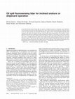 Research paper thumbnail of Oil spill fluorosensing lidar for inclined onshore or shipboard operation