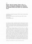 Research paper thumbnail of Moura, Alex de Campos. Entre o Ser e o Nada: a dissolução ontológica na filosofia de Merleau-Ponty. São Paulo: Ed. Humanitas, 2012