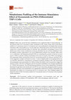 Research paper thumbnail of Metabolomic Profiling of the Immune Stimulatory Effect of Eicosenoids on PMA-Differentiated THP-1 Cells