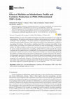 Research paper thumbnail of Effect of Melittin on Metabolomic Profile and Cytokine Production in PMA-Differentiated THP-1 Cells