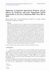 Research paper thumbnail of Marketing of Imported Agricultural Products and Its Effects on Producers and some Hinterlands (UPN) Households in the City of Kinshasa/RDC from 2012 to 2018