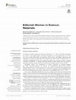 Research paper thumbnail of Women in Science: Materials