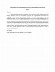 Research paper thumbnail of CHALLENGES OF LIVELIHOOD SECURITY OF CRAFTSMEN: A CASE STUDY SINI M