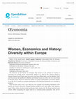 Research paper thumbnail of Call for papers: Women, Economics and History: Diversity within Europe