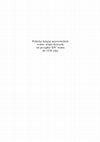 Research paper thumbnail of Polityka książąt mazowieckich wobec władz Kościoła od początku XIV wieku do 1526 roku (The Policy of the Dukes of Mazovia towards the Church Authorities from the Early Fourteenth Century to 1526 )