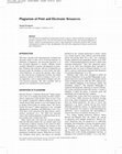 Research paper thumbnail of Academic Dishonesty, Plagiarism Included, in the Digital Age: A Literature Review