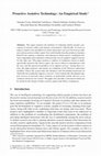 Research paper thumbnail of Proactive Assistive Technology: An Empirical Study