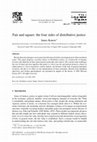 Research paper thumbnail of Fair and square: the four sides of distributive justice