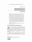 Research paper thumbnail of Becoming-Democratic as Becoming-Revolutionary