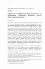 Research paper thumbnail of A Report on the INSEE Ninth Biennial Conference on Sustainability, Institutions, Incentives: Voices, Policies and Commitments