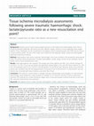 Research paper thumbnail of Tissue ischemia microdialysis assessments following severe traumatic haemorrhagic shock: lactate/pyruvate ratio as a new resuscitation end point?