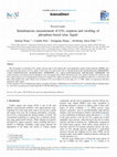 Research paper thumbnail of Simultaneous measurement of CO 2 sorption and swelling of phosphate-based ionic liquid