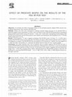 Research paper thumbnail of Effect of prostate biopsy on the results of the PSA RT-PCR test