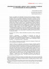 Research paper thumbnail of Liberdade de expressão e gênero: entre a apologia à violência e a criminalização de culturas periféricas