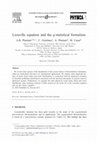 Research paper thumbnail of Liouville equation and the q-statistical formalism