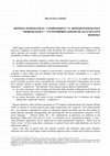 Research paper thumbnail of Sistema fonematico 'complessivo' e sistemi fonematici 'morfologici': un'interpretazione di alcuni fatti semitici