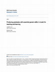 Research paper thumbnail of Producing Graduates with Essential Generic Skills: A Model for Teaching and Learning