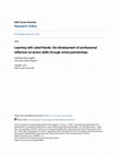 Research paper thumbnail of Learning with cyberfriends: the development of professional reflection-on-action skills through online partnerships