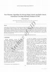 Research paper thumbnail of New Heuristic Algorithms for Solving Single-Vehicle and Multi-Vehicle Generalized Traveling Salesman Problems (GTSP)