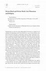 Research paper thumbnail of Divine Word and Divine Work: Late Platonism and Religion