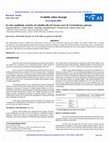 Research paper thumbnail of In vitro antibiotic activity of volatile oils of Carum carvi & Coriandrum sativum