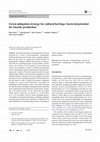 Research paper thumbnail of Green mitigation strategy for cultural heritage: bacterial potential for biocide production