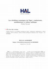 Research paper thumbnail of Les rébellions touarègues du Niger : combattants, mobilisations et culture politique