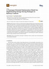 Research paper thumbnail of A Passenger-Oriented Optimization Model for Implementing Energy-Saving Strategies in Railway Contexts