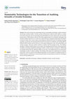 Research paper thumbnail of Sustainable Technologies for the Transition of Auditing towards a Circular Economy