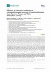 Research paper thumbnail of Influence of Extraction Conditions on Ultrasound-Assisted Recovery of Bioactive Phenolics from Blueberry Pomace and Their Antioxidant Activity