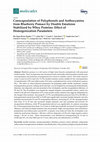 Research paper thumbnail of Coencapsulation of Polyphenols and Anthocyanins from Blueberry Pomace by Double Emulsion Stabilized by Whey Proteins: Effect of Homogenization Parameters