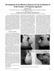 Research paper thumbnail of Development of an Olfactory Detector for the Evaluation of Fruit Aroma—A Proposed Approach