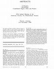 Research paper thumbnail of A Simple Method to Control Humidity in Small Experimental Chambers