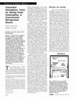 Research paper thumbnail of Controlled Atmosphere Tents for Storing Fresh Commodities in Conventional Refrigerated Rooms