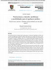 Research paper thumbnail of Neurociencia y derecho: problemas y posibilidades para el quehacer jurídico