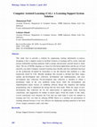 Research paper thumbnail of Computer Assisted Learning (CAL): A Learning Support System Solution