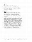 Research paper thumbnail of #WeAreNomzamo:–Diasporic Intergenerational Testimonies Speaking Out Today Against the Erasure of Winnie Madikizela Mandela