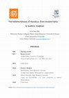 Research paper thumbnail of Apuleius Symposium Program