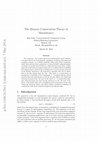 Research paper thumbnail of The Memory-Conservation Theory of Memristance